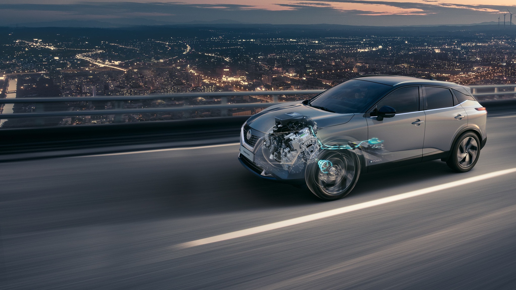 e-POWER makes the pleasure of electric driving possible without the need to plug in